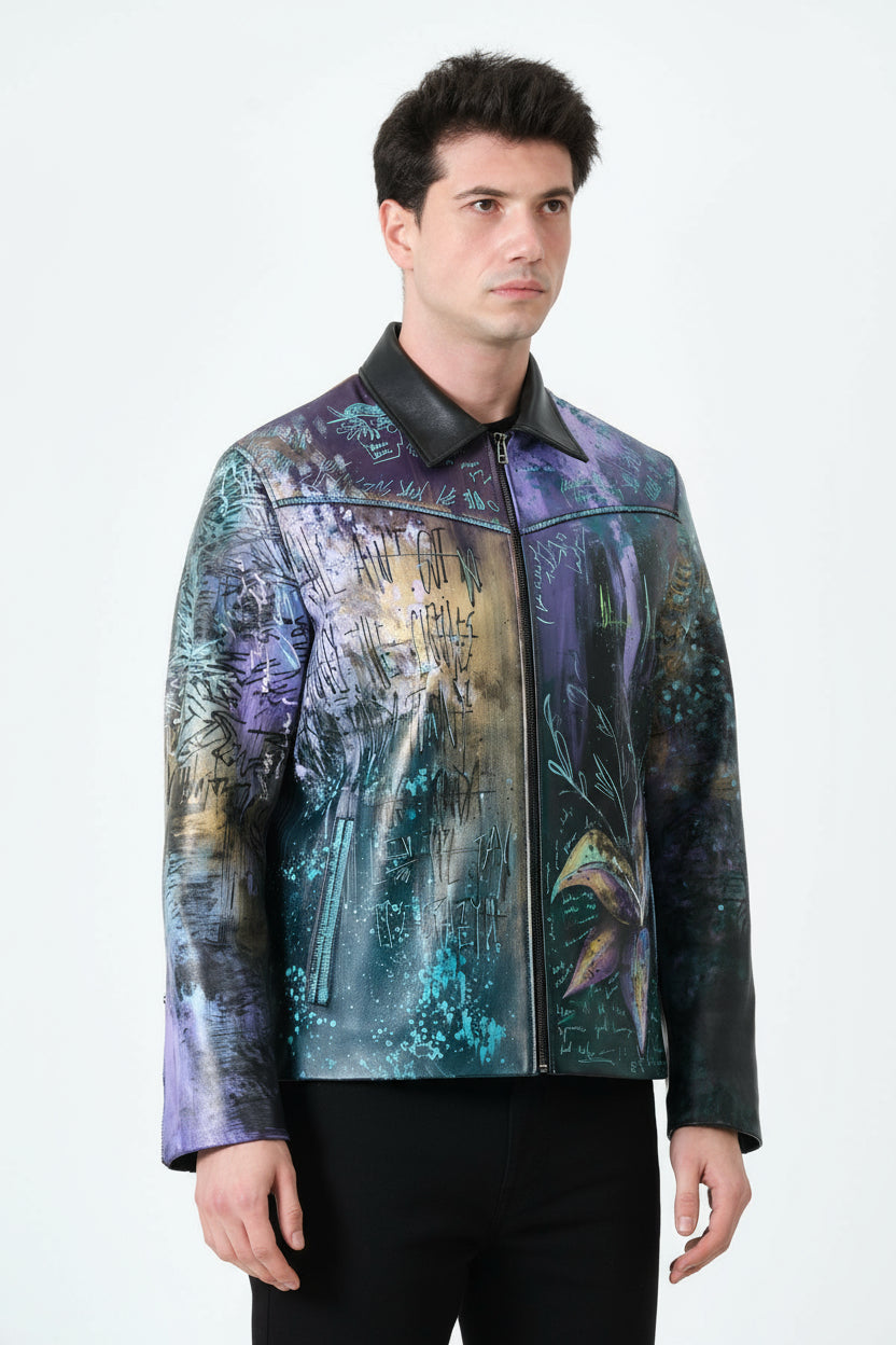 GARDEN OF EDEN LEATHER CLASSIC JACKET