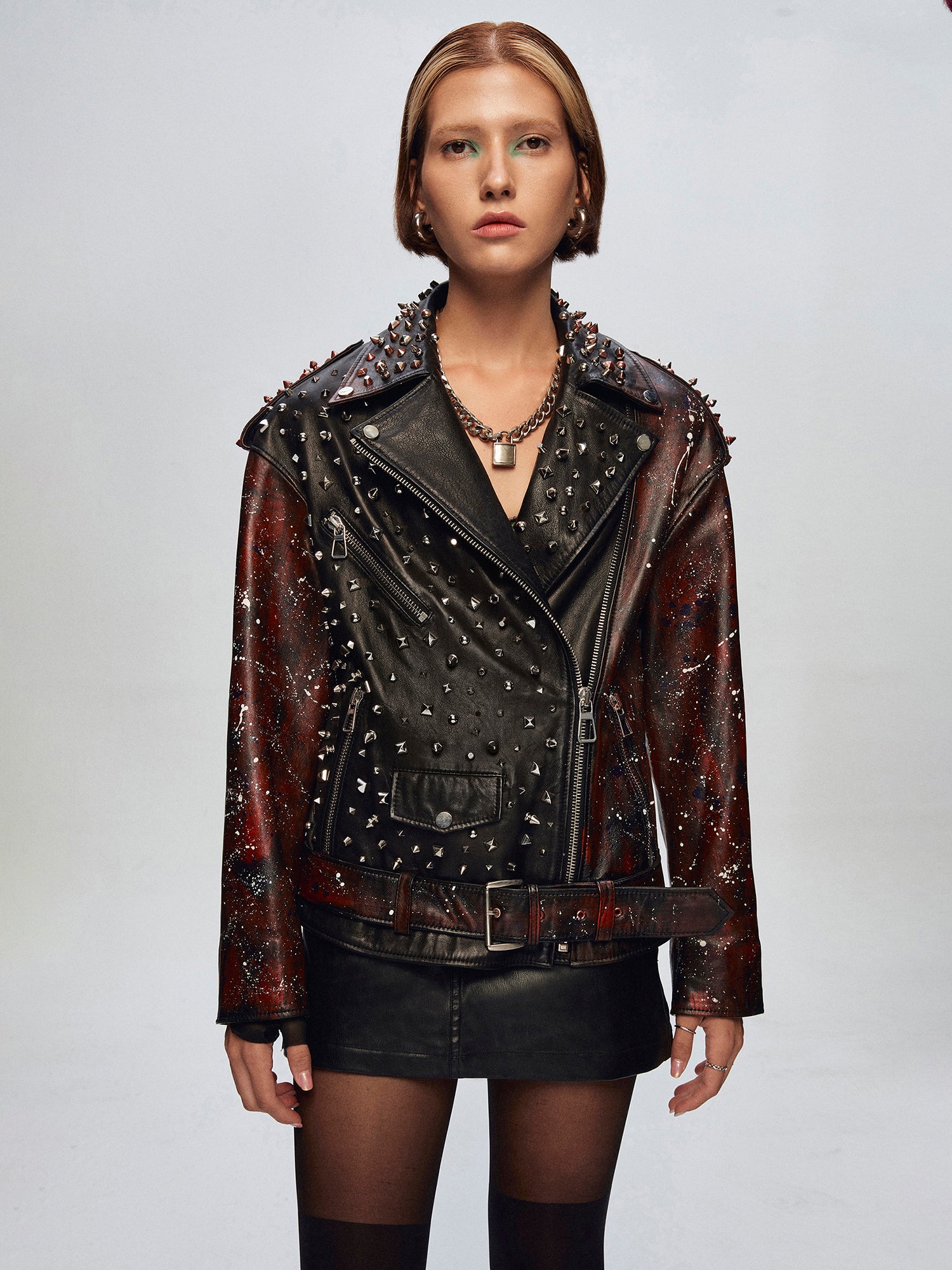 MEDUSA BIKER LEATHER JACKET