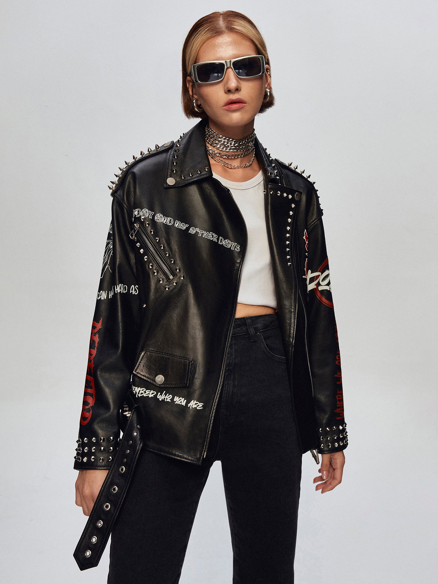 ANTONIUS LEATHER BIKER