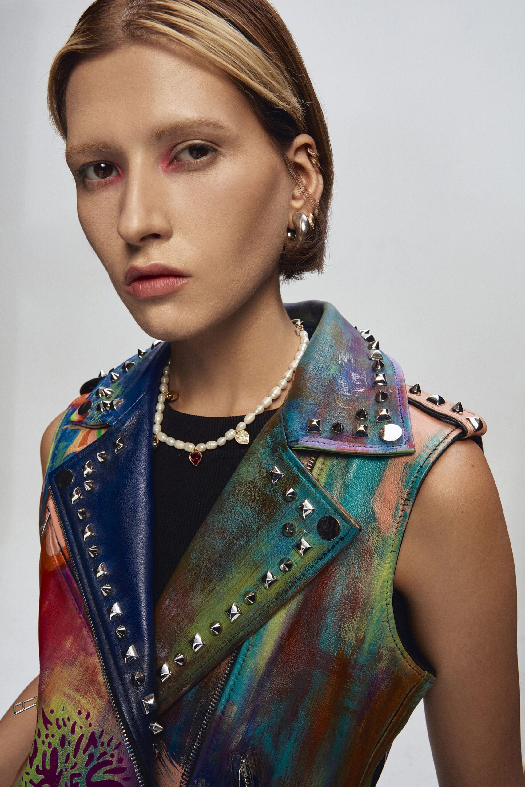 1943 Leather Bıker Vest