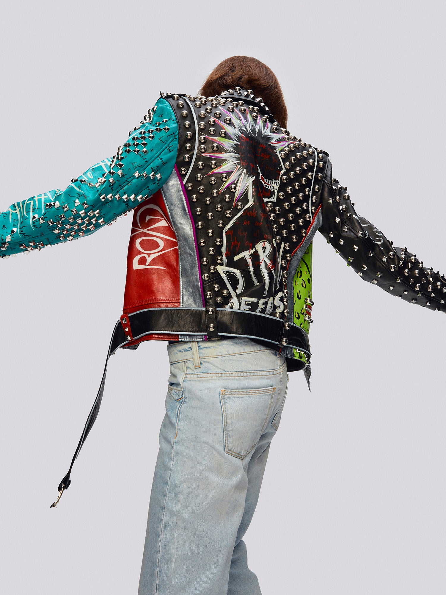 DIRTY MIND LEATHER BIKER JACKET