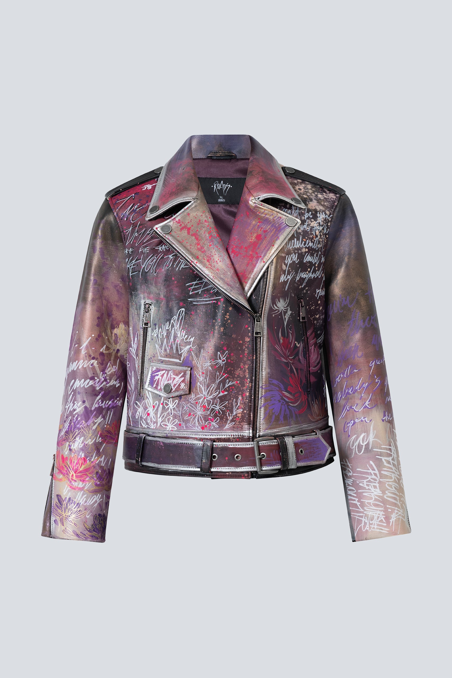 Garden Of Eden Leather Biker Jacket