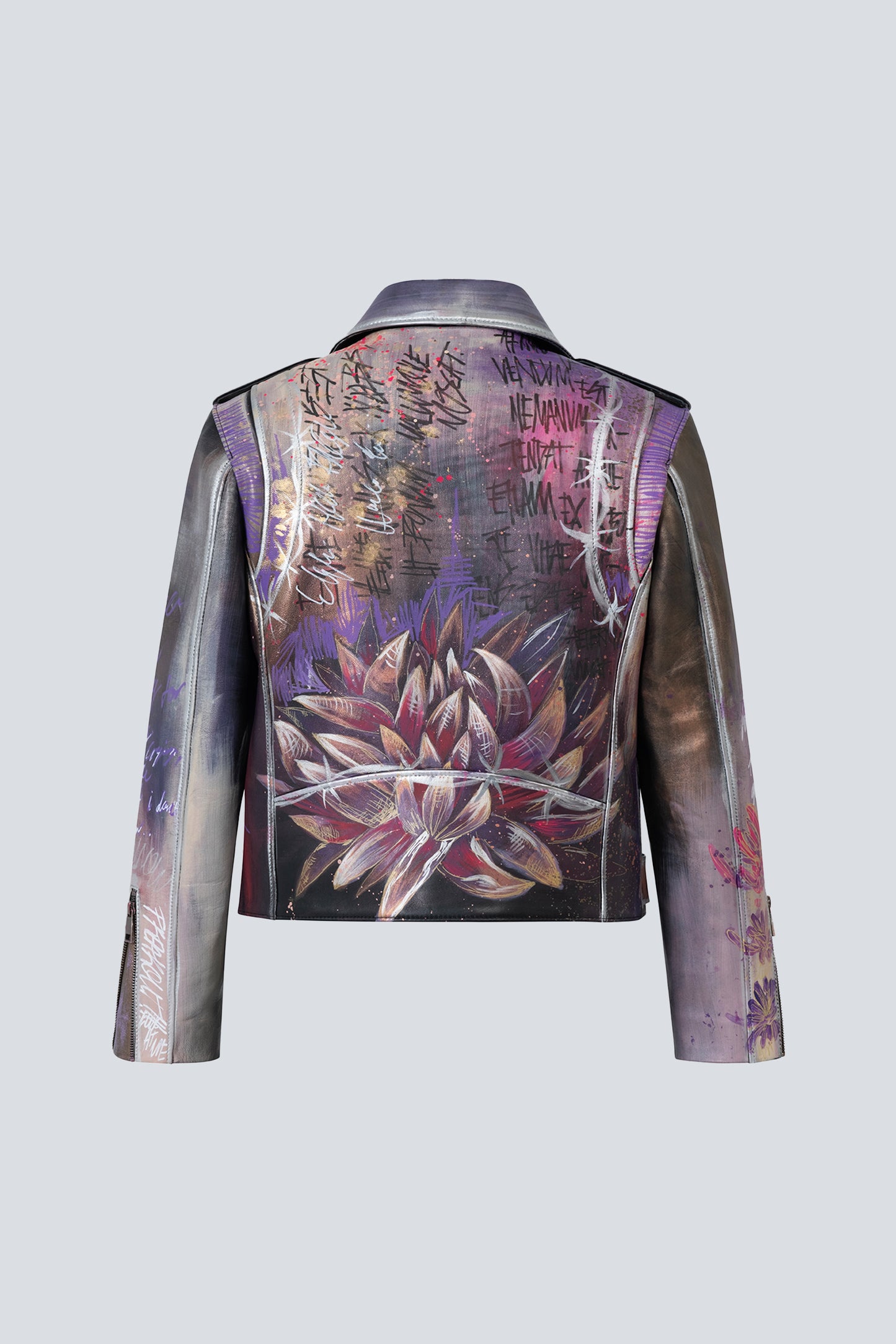 Garden Of Eden Leather Biker Jacket