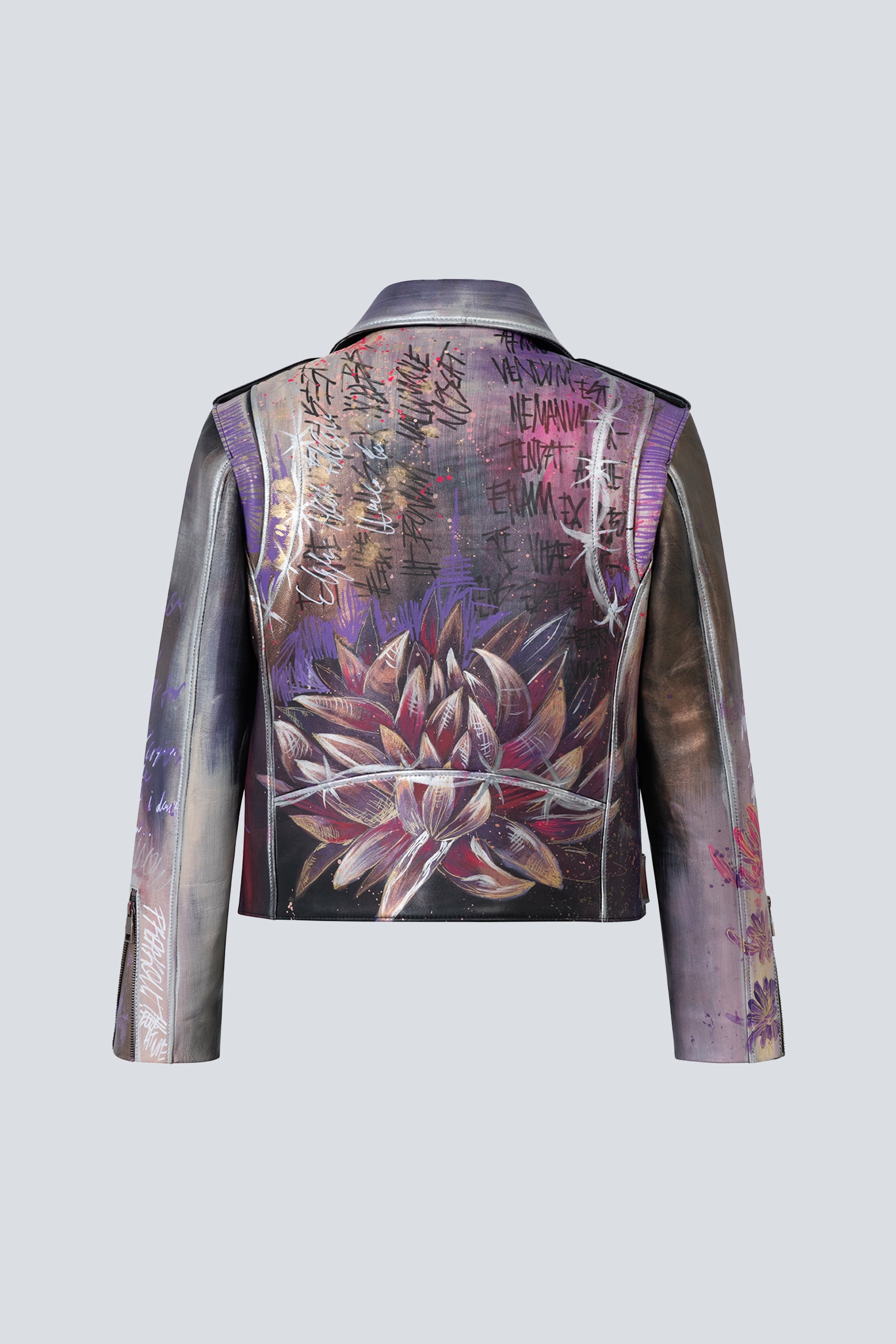 Garden Of Eden Leather Biker Jacket