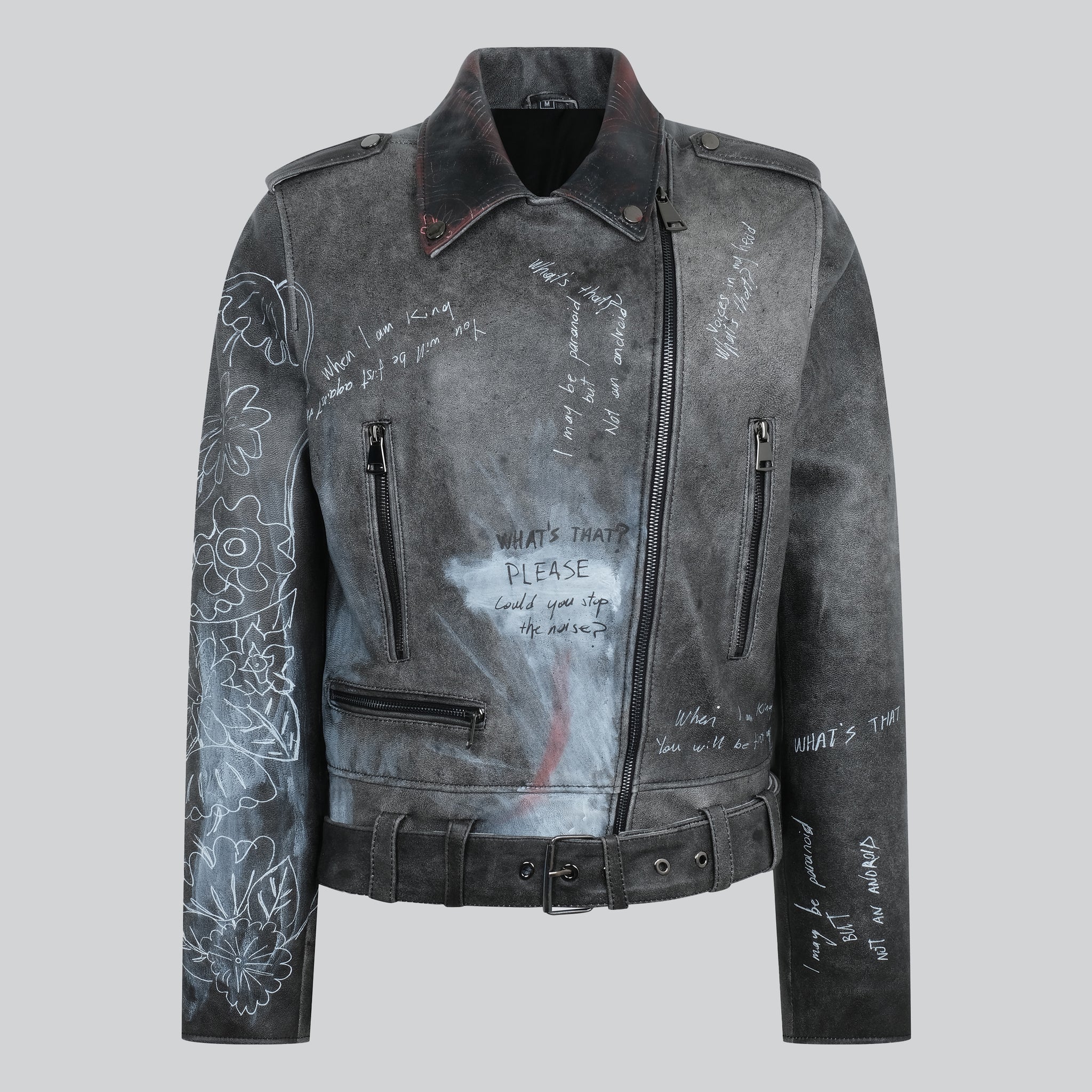 BLAZE LEATHER BIKER JACKET