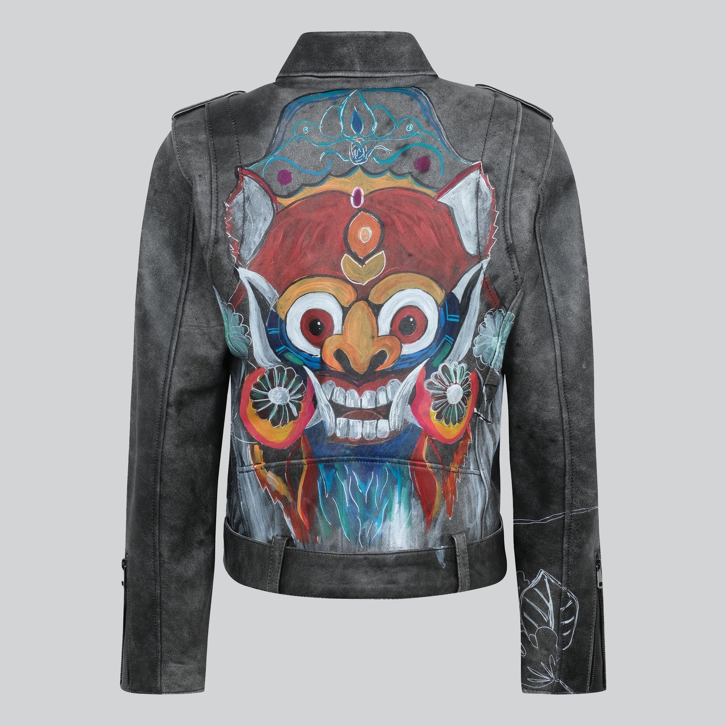 BLAZE LEATHER BIKER JACKET