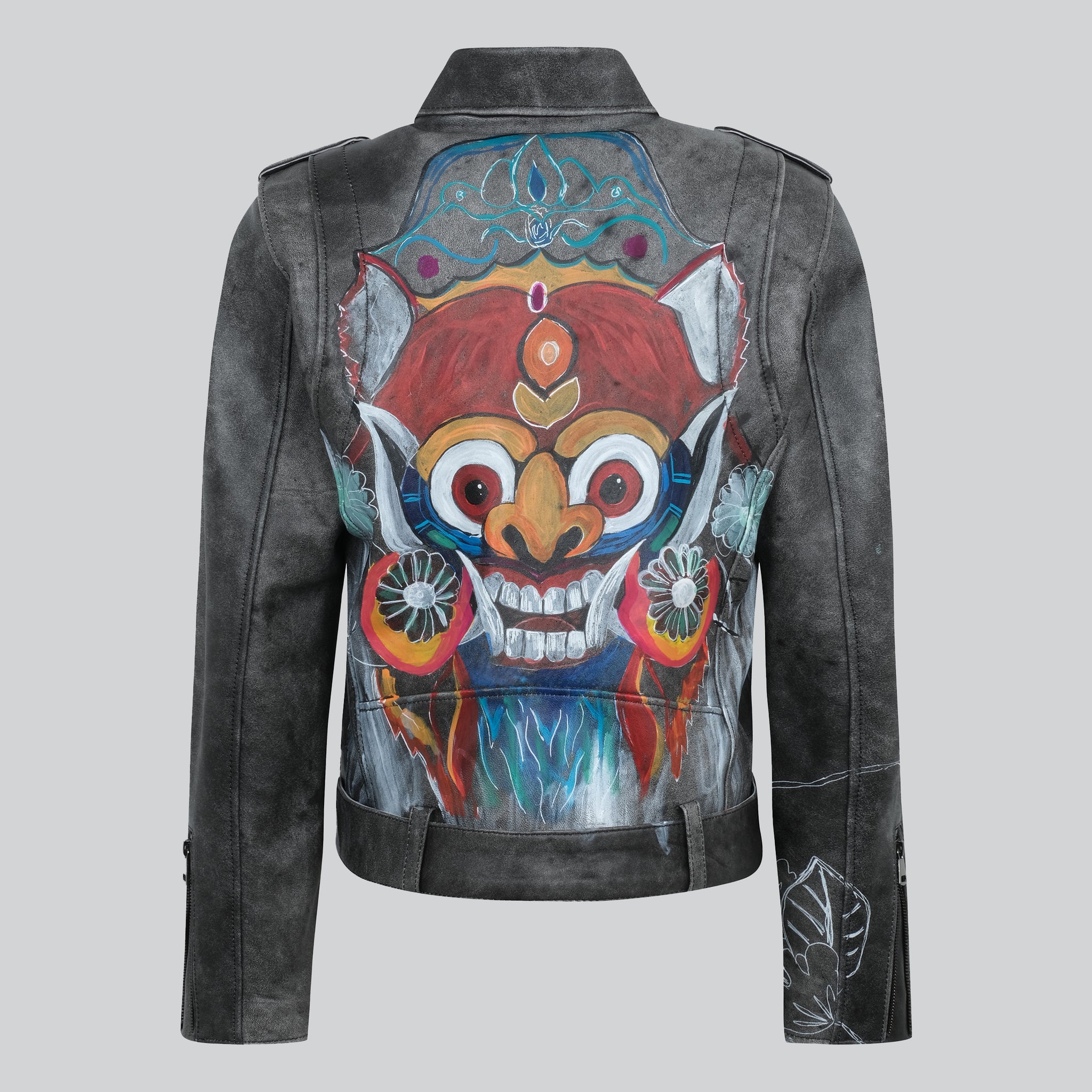 BLAZE LEATHER BIKER JACKET
